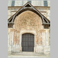 Abbaye de Saint-Benoît-sur-Loire, photo Christophe.Finot, Wikipedia. nord.jpg